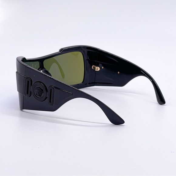 NEW MAXI MEDUSA BIGGIE SHIELD SUNGLASSES VERSACE VE4451 GB1/55 UNISEX NEW main image 9
